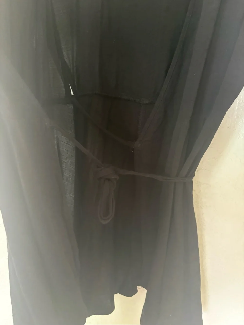 Xhilaration black wrap dress